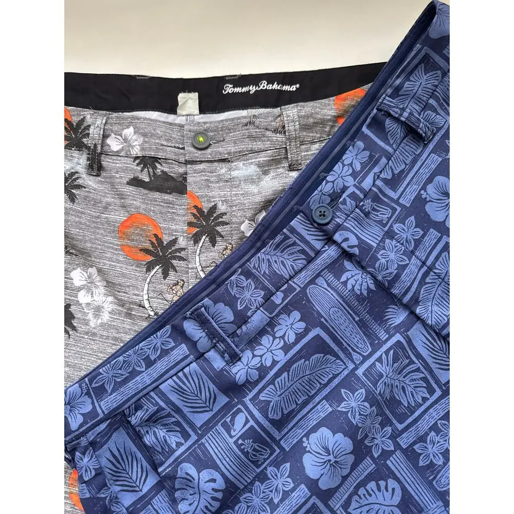 Tommy Bahama Men's Tropical Swim Shorts Sz XL - set of 2